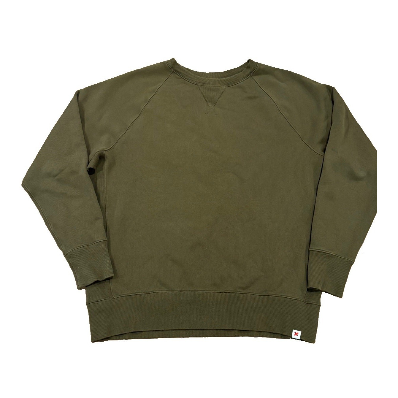 Best Made Co Crewneck Sweatshirt Olive Green Cotton Mens 2xl